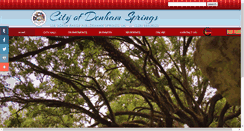 Desktop Screenshot of cityofdenhamsprings.com
